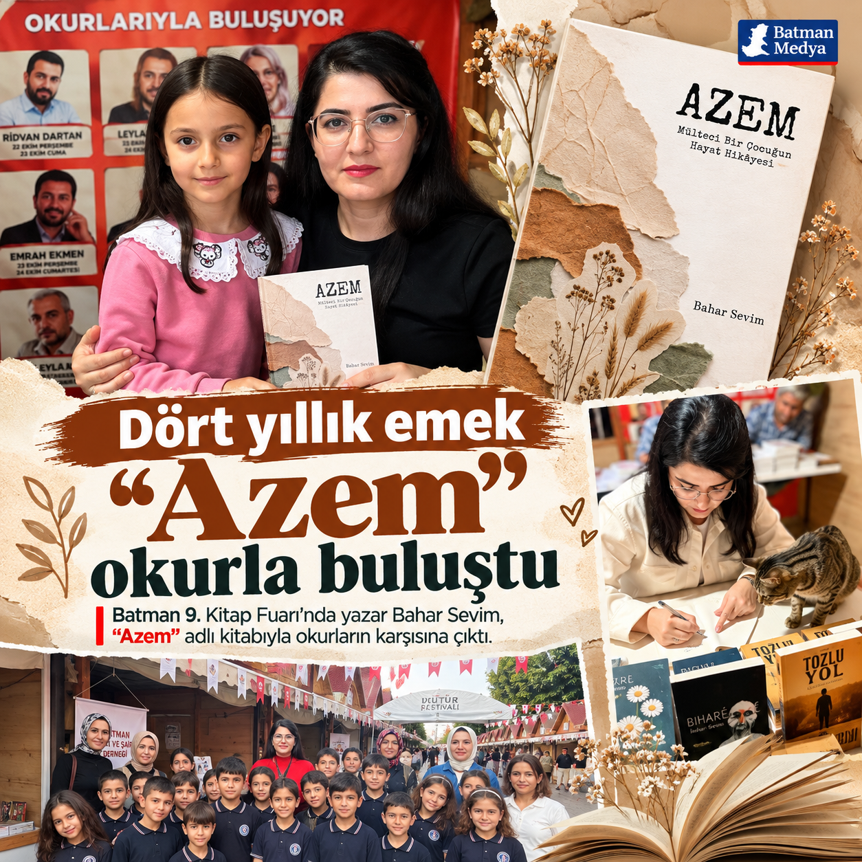 Dört yıllık emek “Azem” okurla buluştu