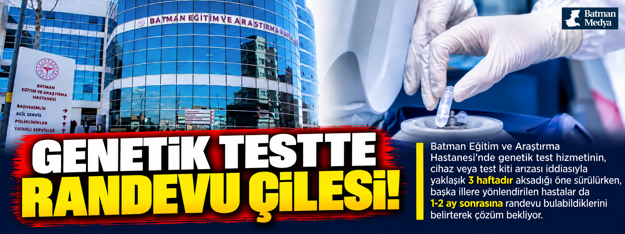 GENETİK TESTTE RANDEVU ÇİLESİ!